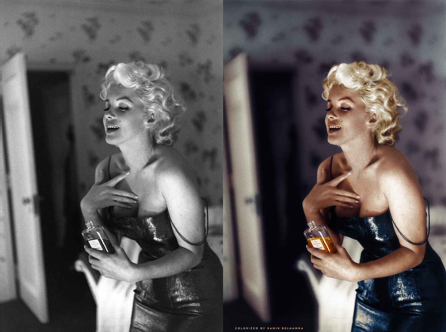 Cái tên Marilyn Monroe - với vẻ đẹp khêu gợi tựa như đại sứ thương hiệu đầu tiên cho hương nước hoa Chanel No.5