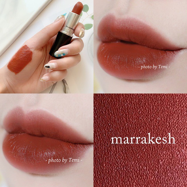 Son MAC Powder Kiss Rouge À Lèvres #646 Marrakesh